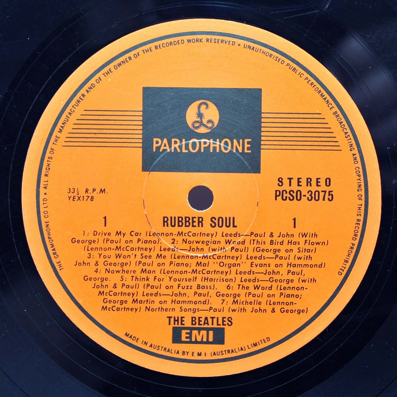 The Beatles Sottobicchiere Individuale - Rubber Soul Album - Design Resistente Al Calore Con Base In Sughero - Confezione Da 5