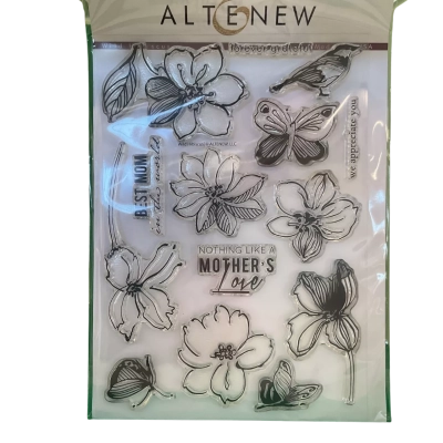Altenew Wild Hibiscus 6”x8” Clear Photopolymer Stamp Set Brand New