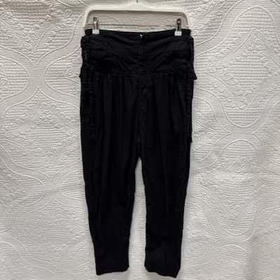Isabel Étoile Marant Womens Pleated Pants Size 38 Black  
