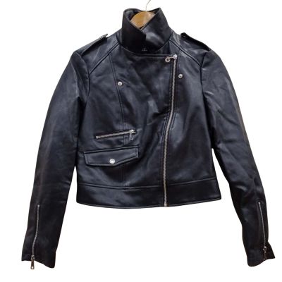 Cotton On Womens Size 8 Biker Jacket Black