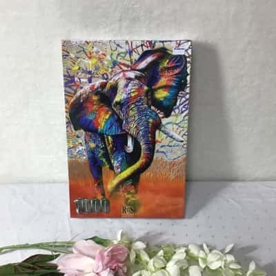 RGS Group Psychedelic Elephant 1000 Piece Puzzle (new)