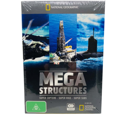 National Geographic Megastructures 3 Discs Set Sealed