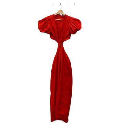 Verie Mid Cut Midi Puffy Dress  Size L BNWT 
