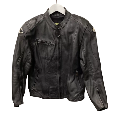 Tiger Angel Womens Size S Biker Jacket Black  