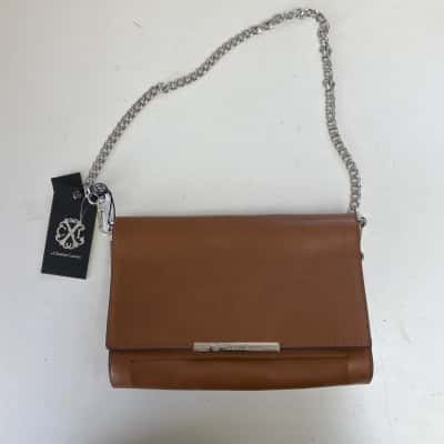 Christian Lacroix Brown Clutch Cross Body Bag 