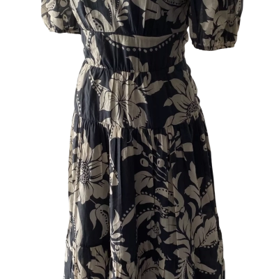 Los Angeles Atelier, Floral Maxi Dress, Size 4