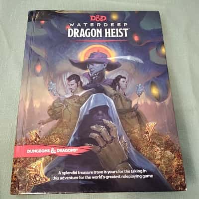 Dungeons & Dragons: Waterdeep Dragon Heist – Hardcover Adventure Module – Wizards of the Coast