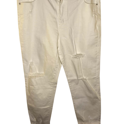 Sass Womens  White Pants Size 16 