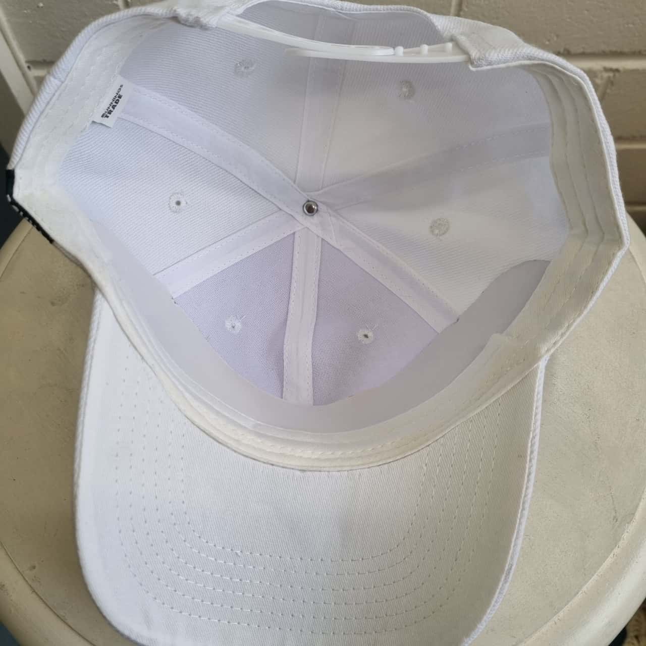 Mens NEW White BUNNINGS TRADE CAP(s)