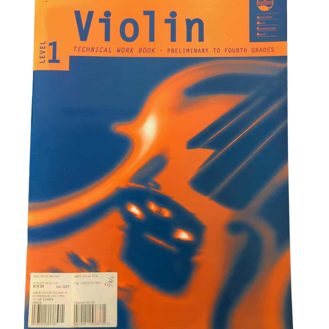 Violin Level 1 - Technical work book(s) - Used Good | Salvos Stores