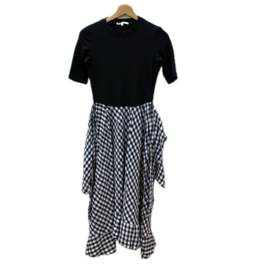 Maje Womens Dress Size 1 Black  / Checked / Grey / White 