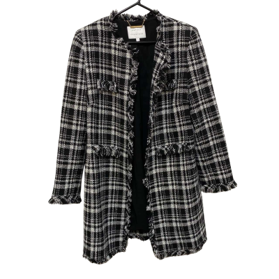 Women’s Black and White Jacket Size 12 