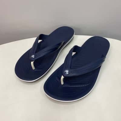 Crocs Mens Thongs  Size 12 Blue & White