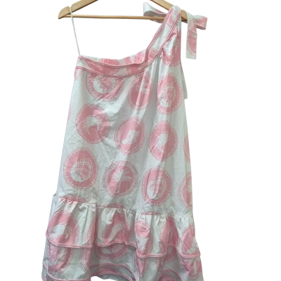 Adorne Size 14 Frida Whitehaven Printed Short Dress BNWT