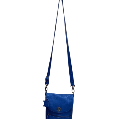 Rugged Hide Womens Handbag Blue 