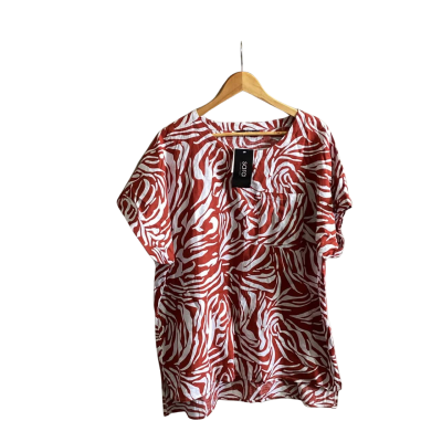 Sara Womens  Size 16 Brown Top