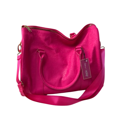 Barbie Typo overnight Bag Pink  rrp$70