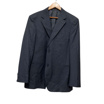 Giorgio Armani Mens  Size 42 Blazer Grey / Pinstriped 