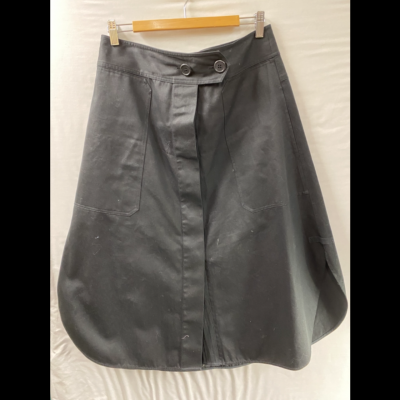 Lee Mathews Womens  Size 4 Midi Skirt Black  