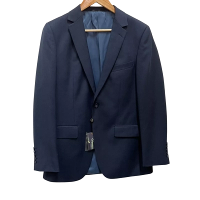  Cavalry Navy Blue Clinton Slim Suit Jacket Size 40R