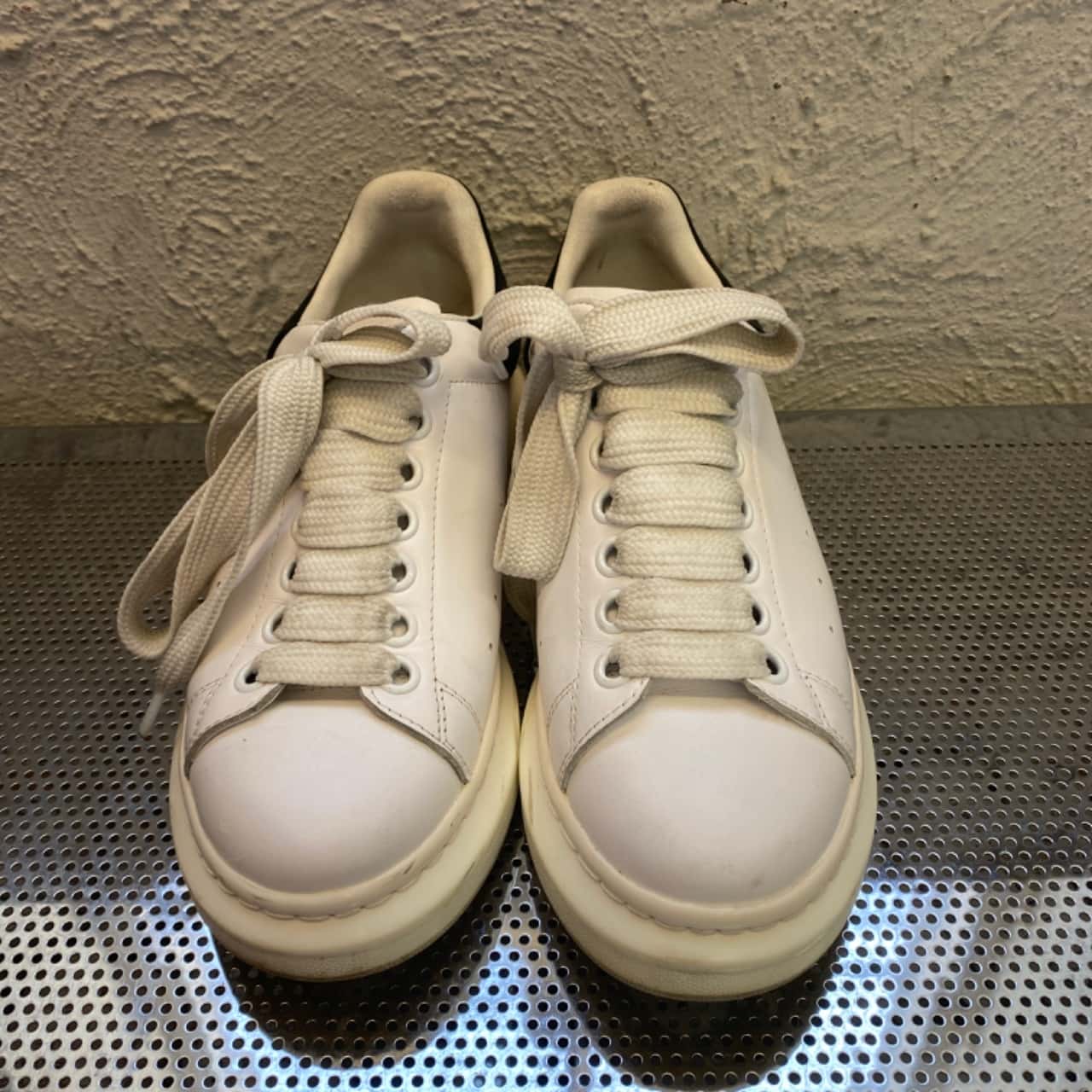 Womens Alexander McQueen White Chunky Trainers Size 36