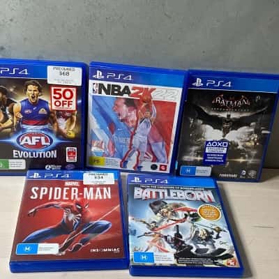 5x PS 4 Games Bundle
