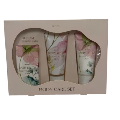 Bloom Body Care Set (Bath Salt+Body Wash+Body Lotion)