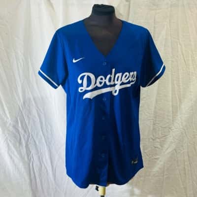 NIKE Dodgers Jersey Size XL Sports Top Blue 