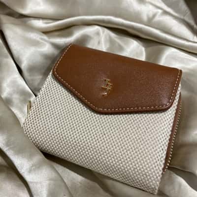 Laura Jones Womens Purse Brown / Cream 