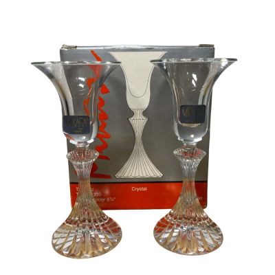 Mikasa Crystal The Ritz Candle holder