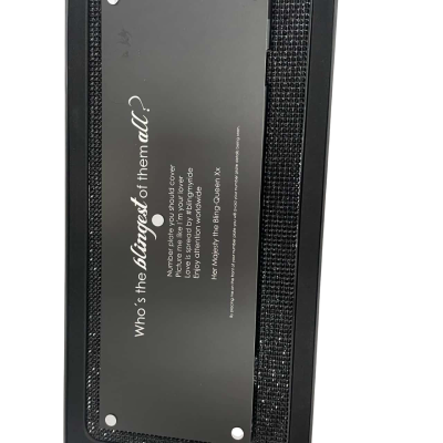 Bling My Ride number plate surround