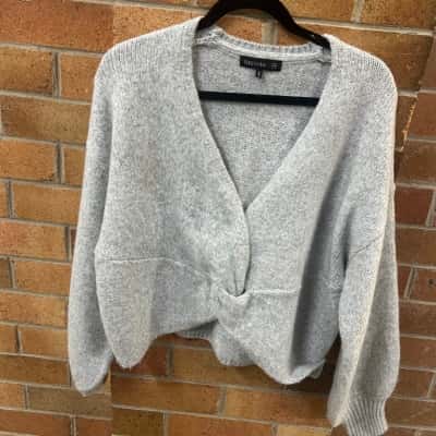 Decjuba Womens  Size L Jumper Grey 