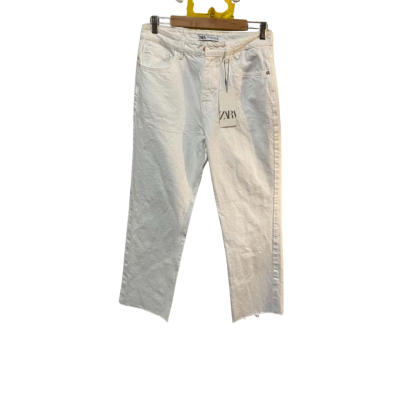 BNWT Zara Womens  Size 40 Jeans White 