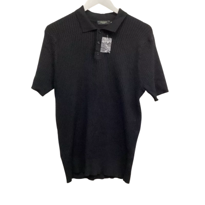 NEW - Moncrief London Mens Size XL Polo Shirt Black  