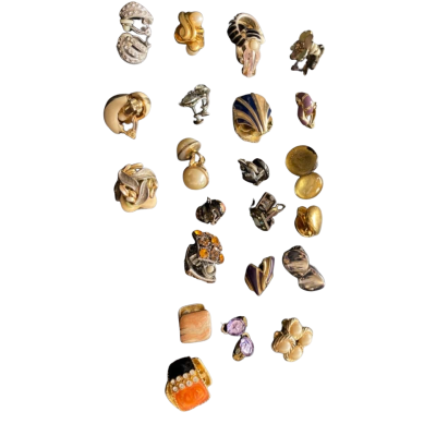  Womens Clip on Earrings Multicoloured 