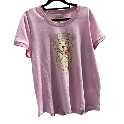 Peter Alexander Womens Pyjama Set T-shirt and Shorts  Size L Gold / Pink  / Yellow HTH2