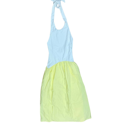 BNWT Peppermayo Elora Yellow Spliced Maxi Dress Size 8