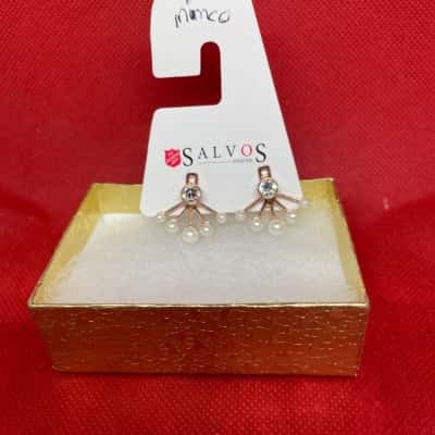 Mimco Womens Earrings Rose Gold coloured Metal not real gold