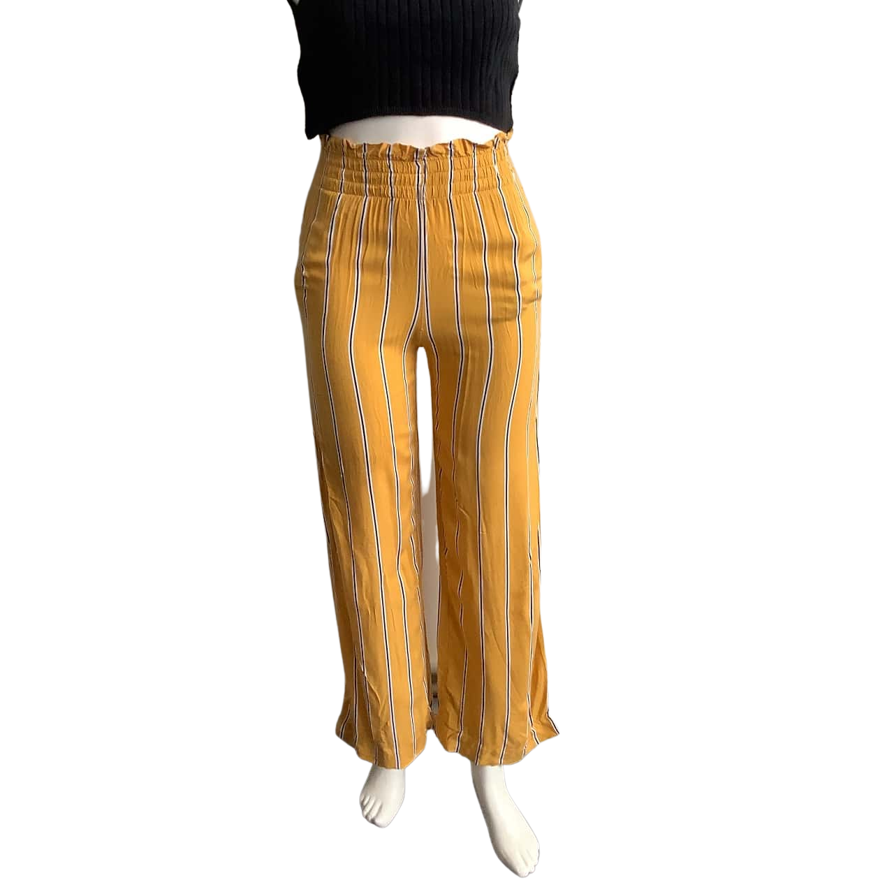 Abercrombie & Fitch Women's Size XS Straight Leg Ankle Pant Yellow