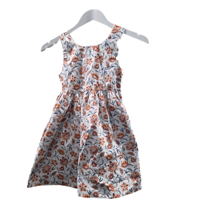  Sergeant Major-Kids Dresses- Multicoloured White/Orange BNWT