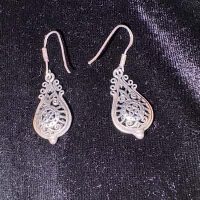 925 Silver Dangle Earrings