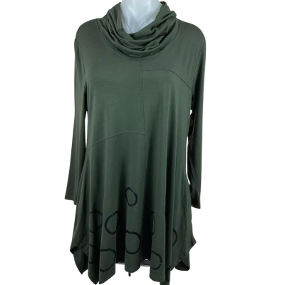 Taking Shape - Olive Long Sleeve Top ( Size XXS)