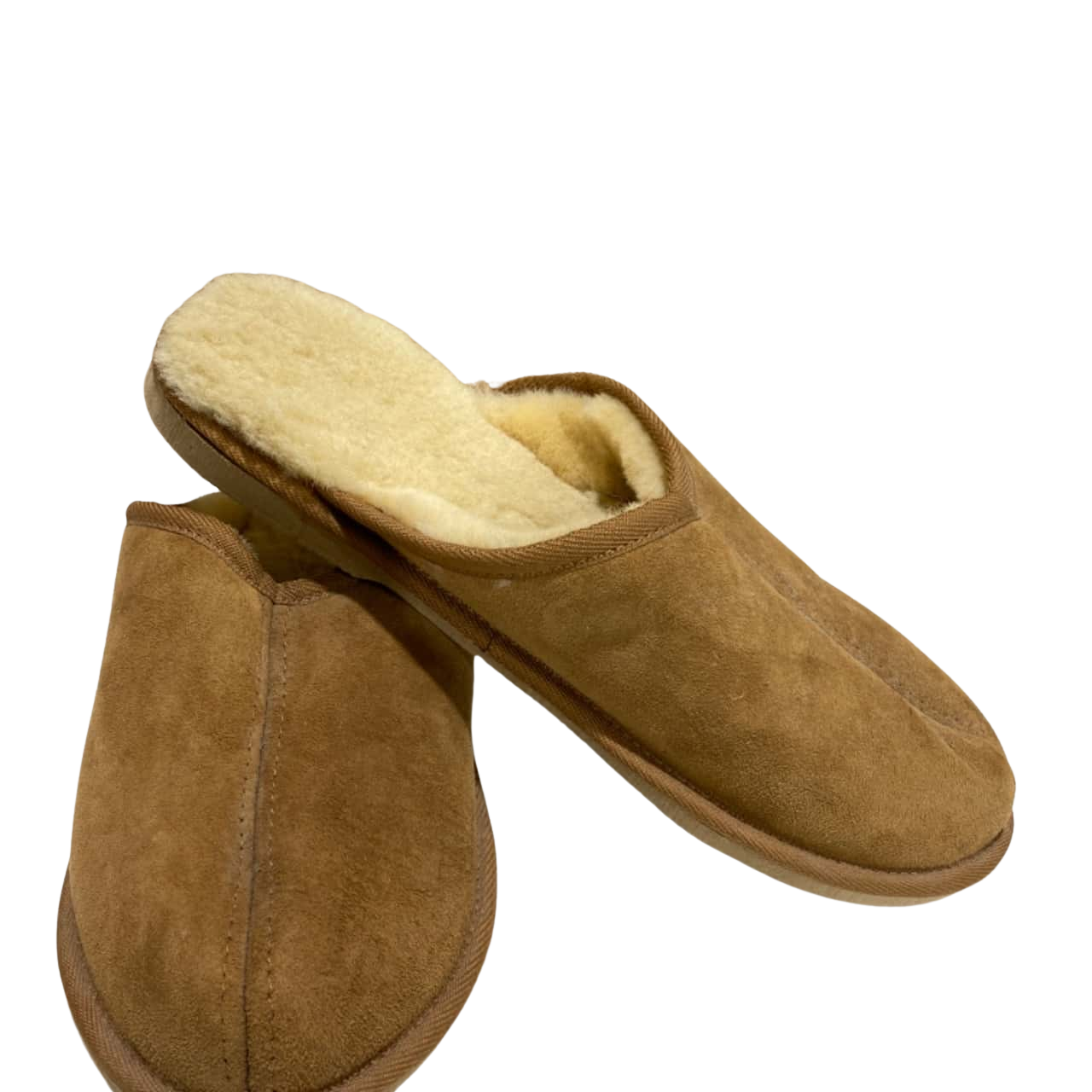 mens sheepskin scuffs