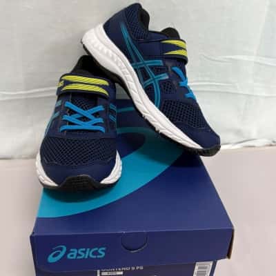 Asics Kids  Size 2 Shoes Blue 