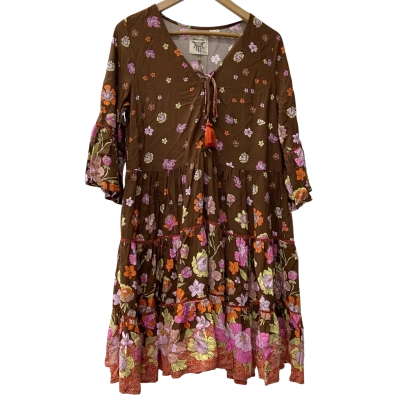 Dreamcatcher Bohemian Clothing Phoebe Mini Dress Size 10