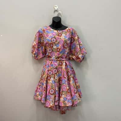 Sportsgirl Womens  Size 10 Mini Dress Retro Floral 