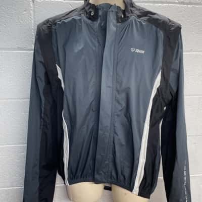  Mens cycling wear  Size XXXL Front Zipper Black  / Grey / White 