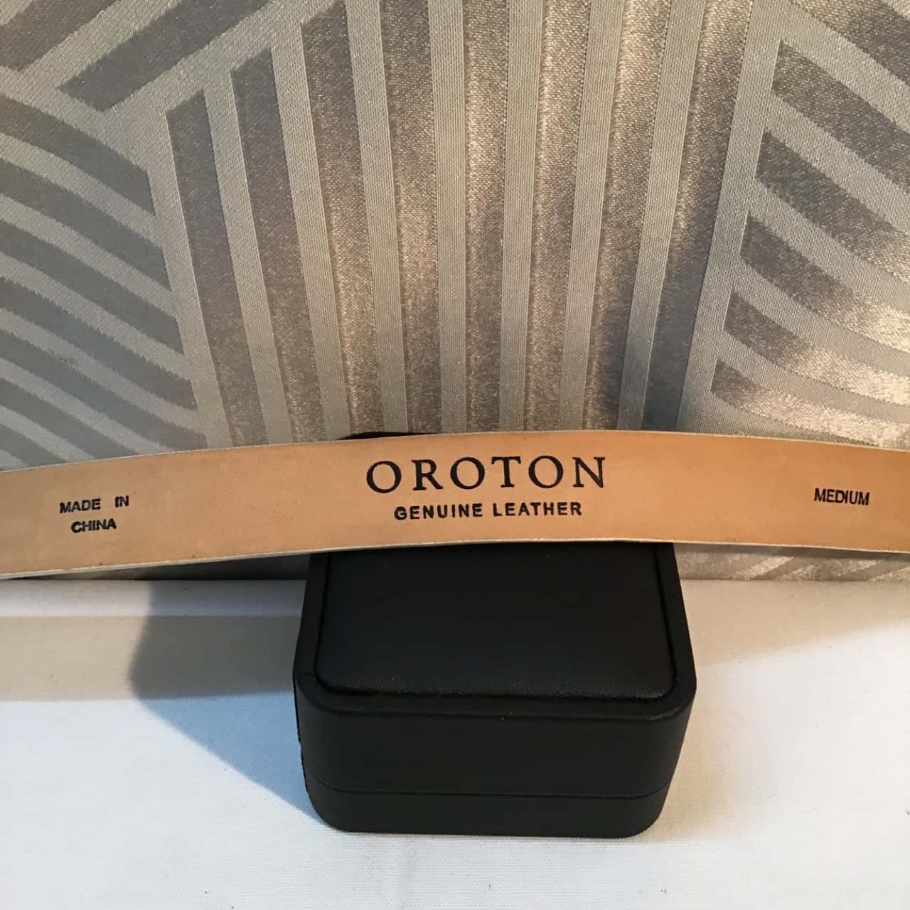 Womens Cream Leather Oroton Belt (s)