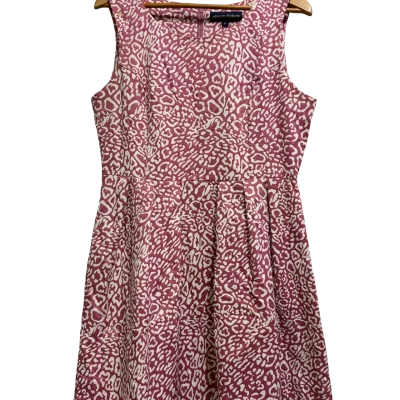 Princess Highway, Womens, Size 14, dark pink dress with white leopard print