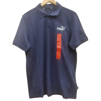 Puma Mens Size M Polo Shirt Blue (16)